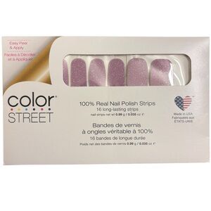 Color Street Glamsterdam Purple Glitter Set